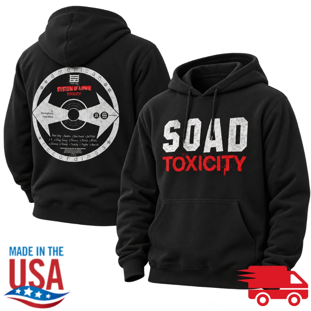 System Of A Down Toxicity Album Track List Unisex Hoodie